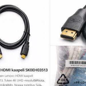 Lenovo HDMI kaapeli 5K0EH03513 – alkuperäinen, uusi HDMI-johto